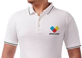 Polo shirt with custom logo